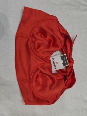 ☆ NWT Sammy B BLACK HISTORY MONTH TARGET ADULT TIE FRONT BUSTIER ☆ Size L ☆